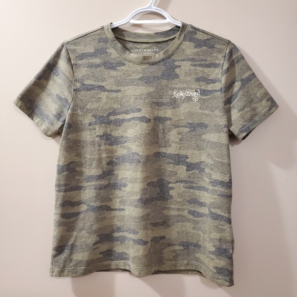 Lucky Brand - Logo Camo Tee - Size M - Picture 4 of 9